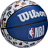 Мяч баск. WILSON NBA All Team, WTB1301XBNBA, р.7, резина, сине-белый